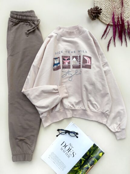 بلوز باکسی یقه ایستاده