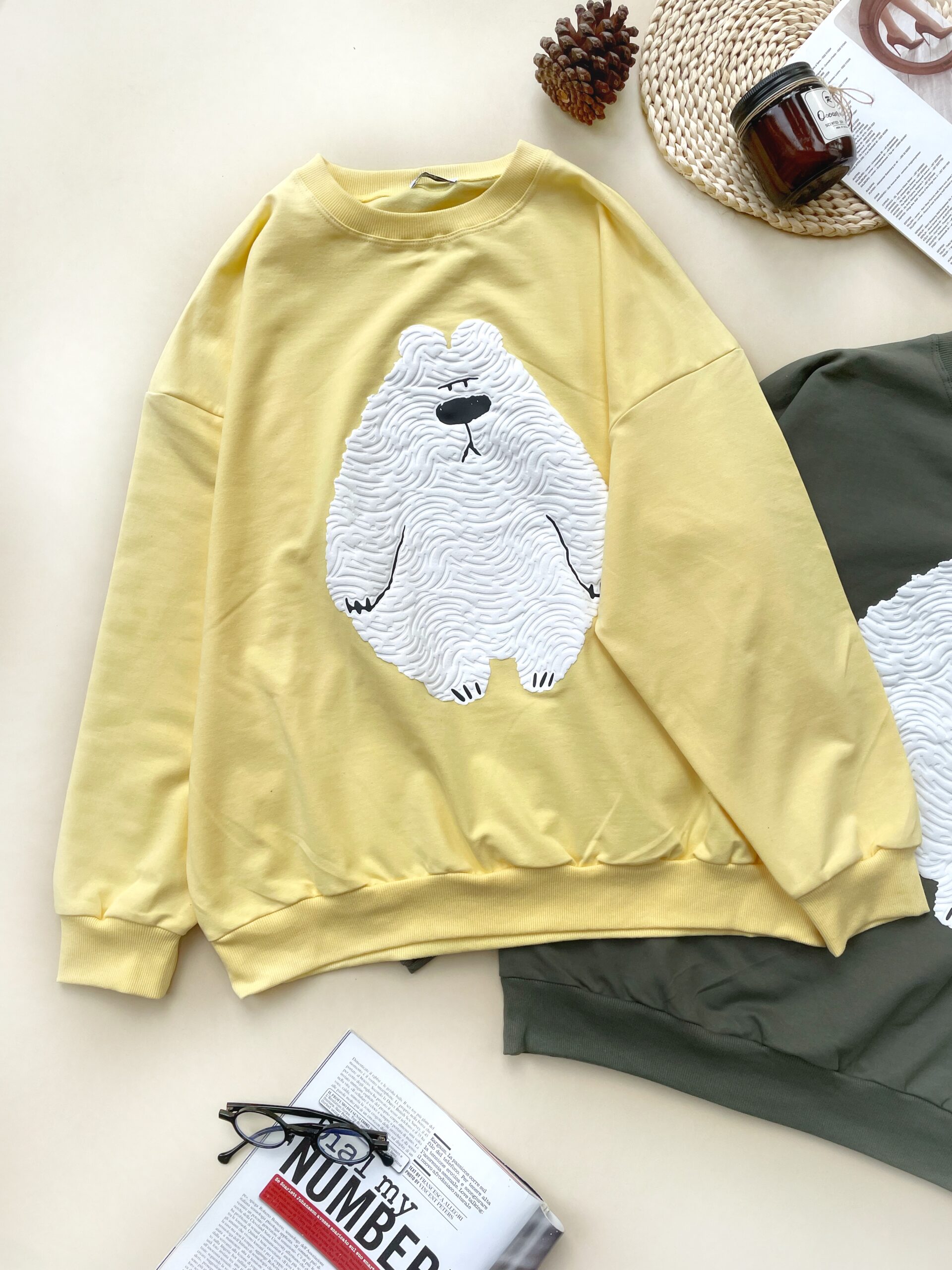 بلوز اورسایز چاپ پفکی - Image 2