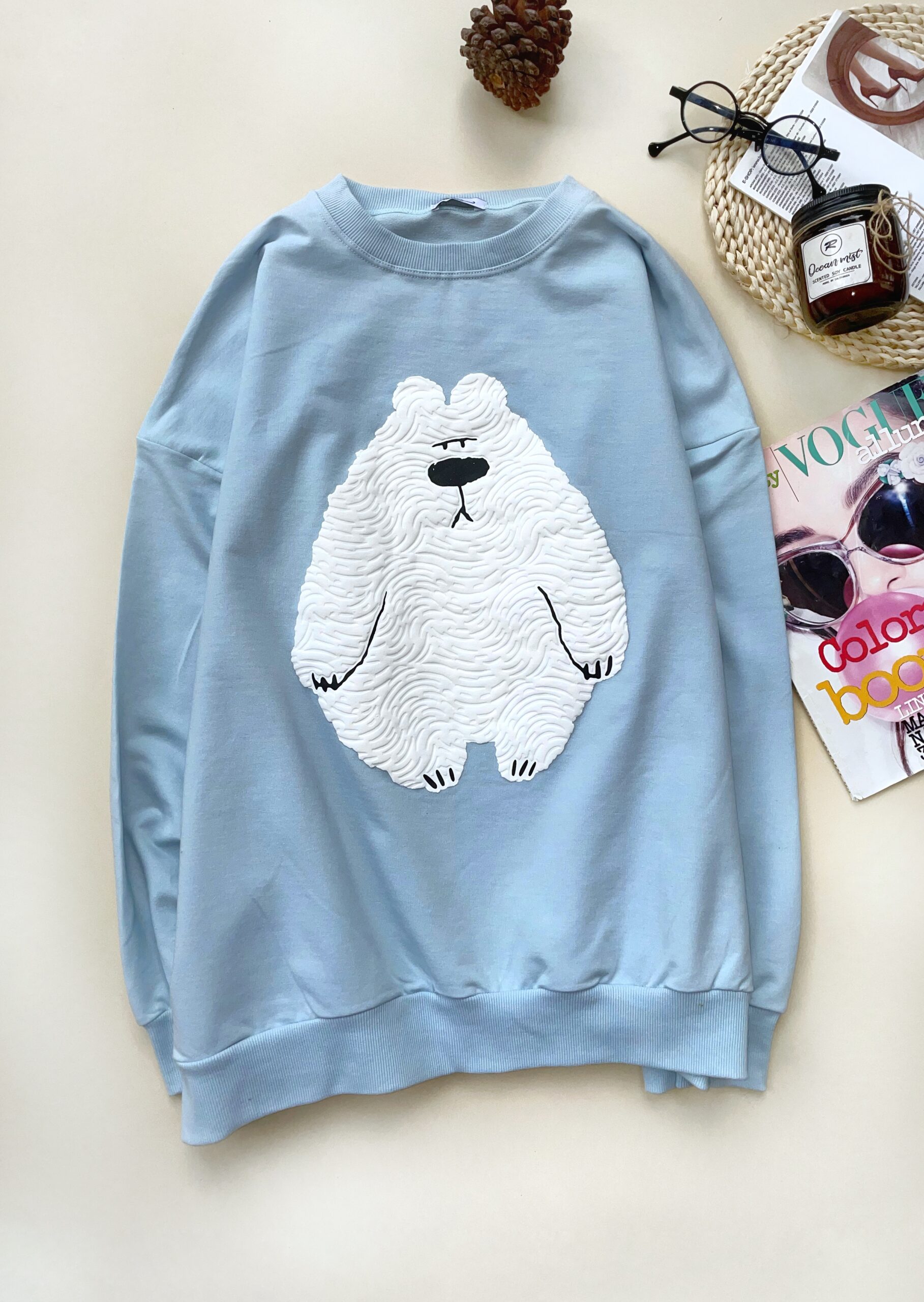 بلوز اورسایز چاپ پفکی - Image 6