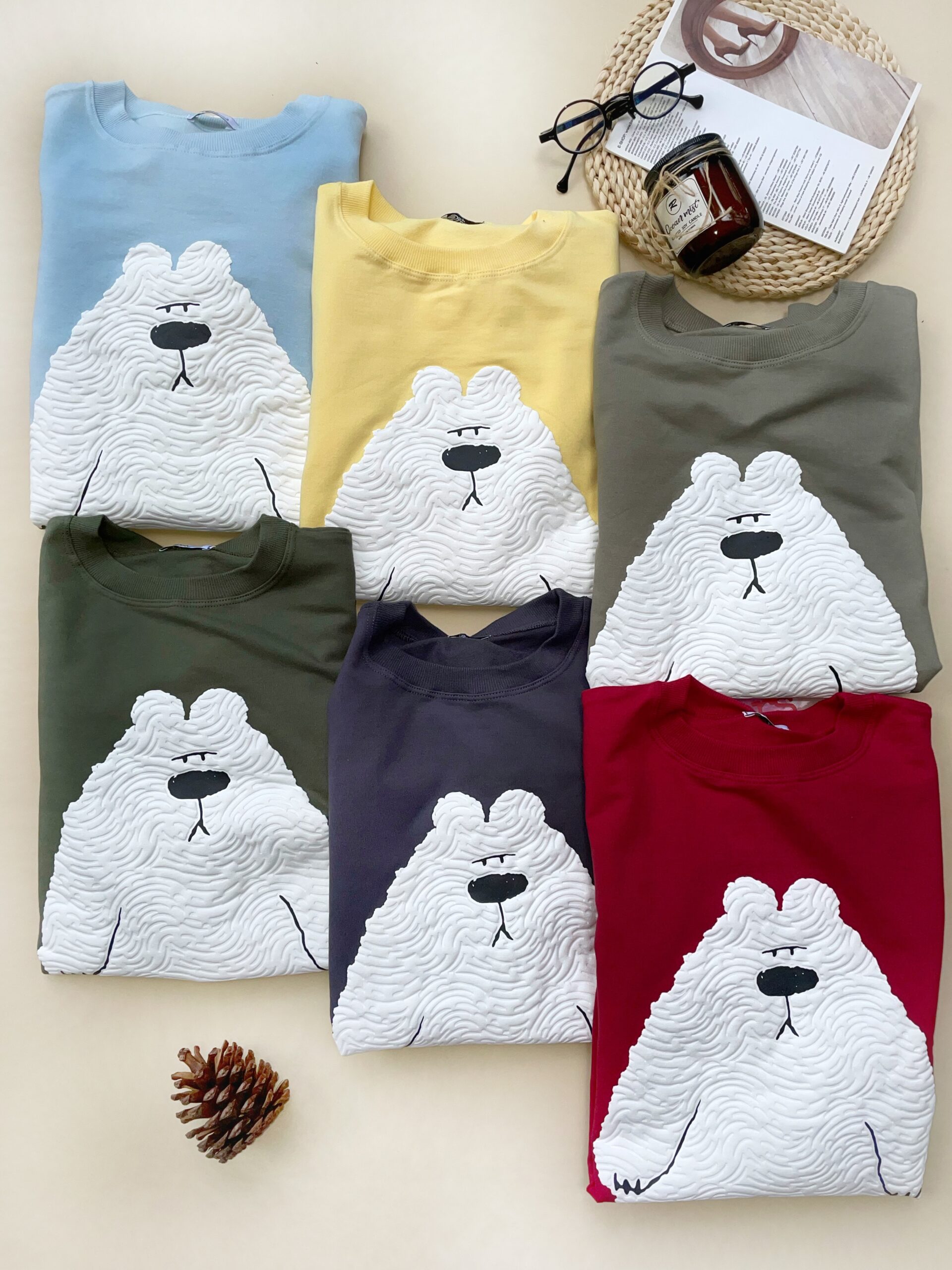 بلوز اورسایز چاپ پفکی - Image 5